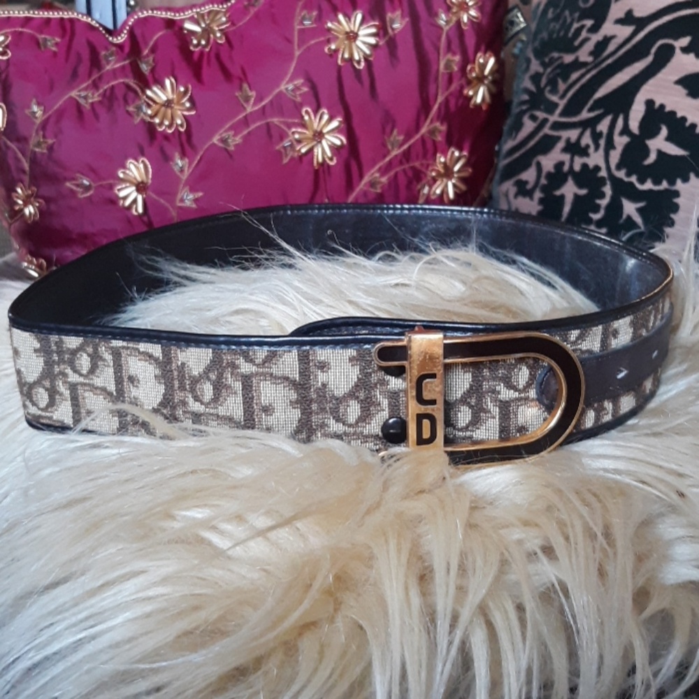 SOLD❤DIOR MONOGRAMMED BELT - Picture 8 of 8